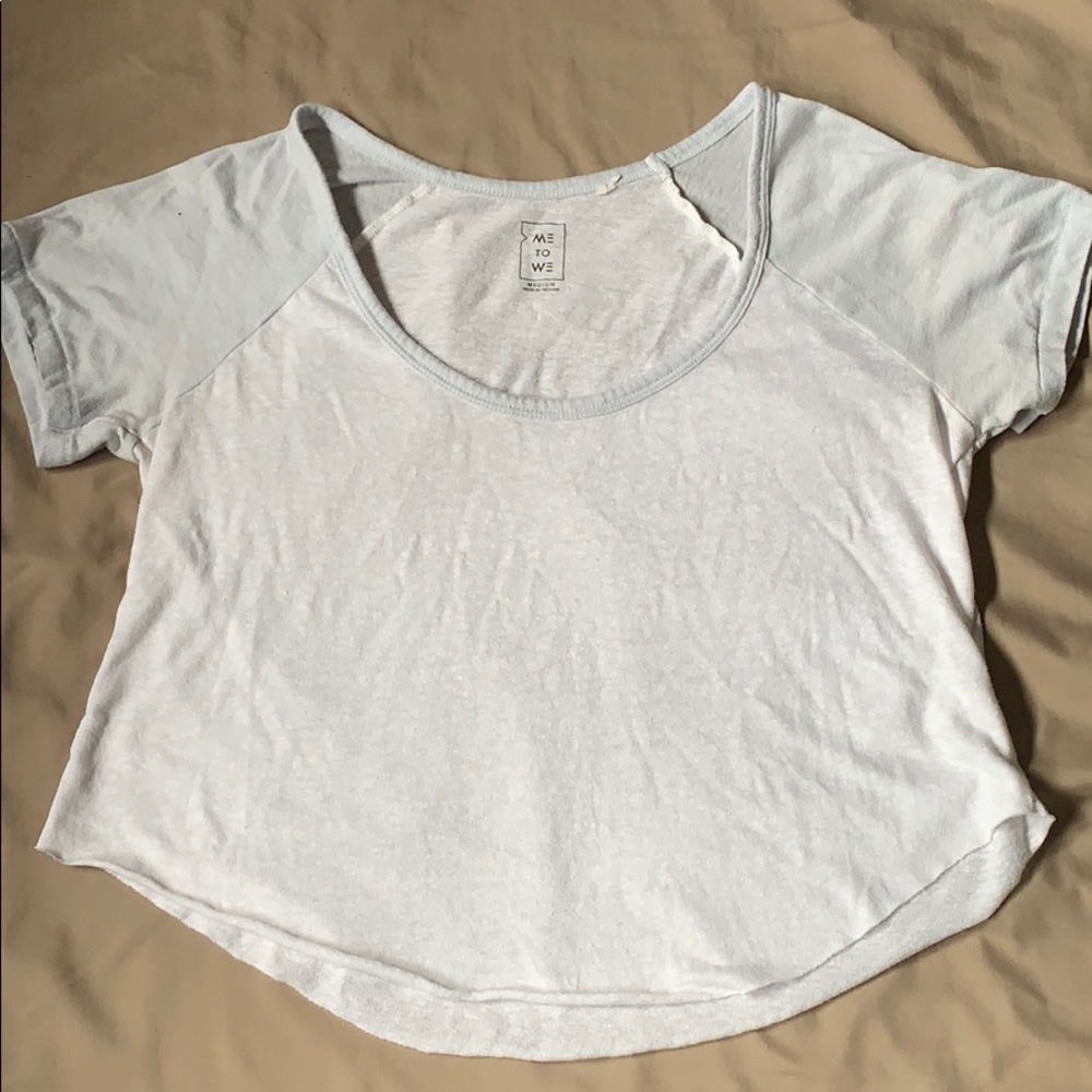 Me To We Cropped Shirt